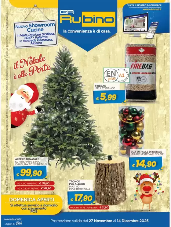 Volantino Gr Rubino a Ardea | La convenienza e di casa | 2025-11-28T00:00:00.000Z - 2025-12-14T00:00:00.000Z