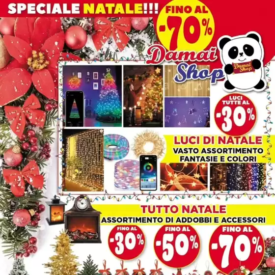 Volantino Damai Shop a Napoli | Fino al 70% damai shop  | 2025-11-28T00:00:00.000Z - 2025-12-07T00:00:00.000Z