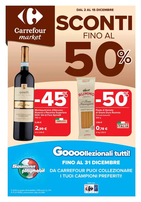 Volantino Carrefour Market a Monza | Sconti fino al 50% | 2025-12-02T00:00:00.000Z - 2025-12-15T00:00:00.000Z