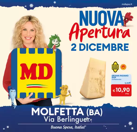 Volantino MD a Nola | Nuova apertura Molfetta | 2025-12-02T00:00:00.000Z - 2025-12-14T00:00:00.000Z