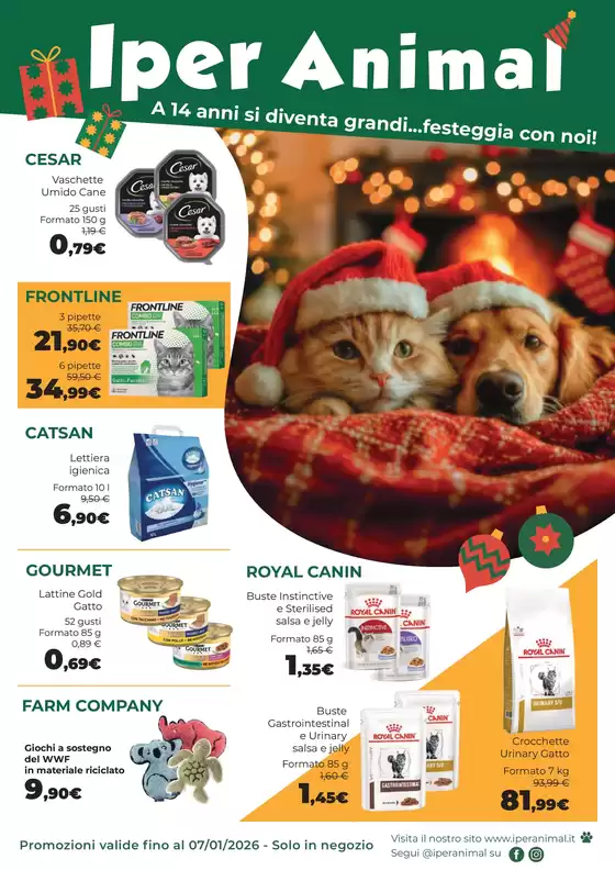 Volantino Iper Animal a Sesto Fiorentino | a59403155026073bf5ca791accdb4d748aaec562 | 2025-11-29T00:00:00.000Z - 2026-01-07T00:00:00.000Z