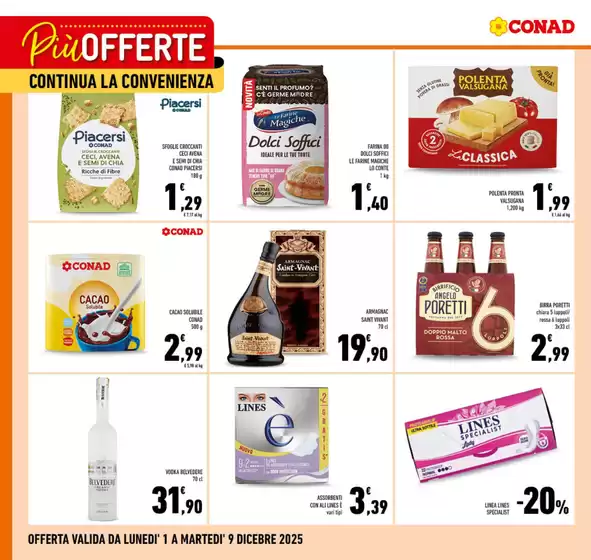 Volantino Conad City | Più Offerte continua la Convenienza | 2025-12-01T00:00:00.000Z - 2025-12-09T00:00:00.000Z