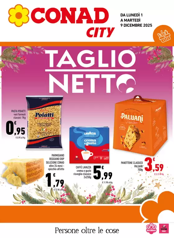 Volantino Conad City | Taglio Netto | 2025-12-01T00:00:00.000Z - 2025-12-09T00:00:00.000Z