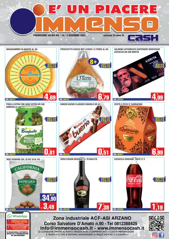 Volantino Immenso a Barletta | Promozione dal 1 al 14 Dicembre 2025 | 2025-12-01T00:00:00.000Z - 2025-12-14T00:00:00.000Z