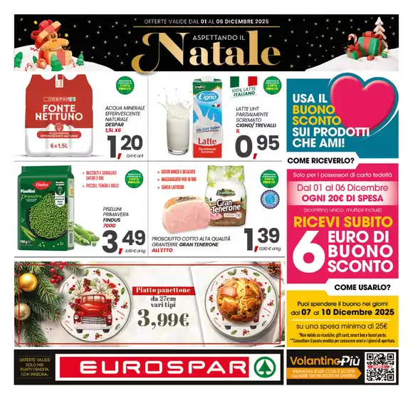 Volantino Eurospar a Canelli | Aspettando il Natale | 2025-12-01T00:00:00.000Z - 2025-12-06T00:00:00.000Z