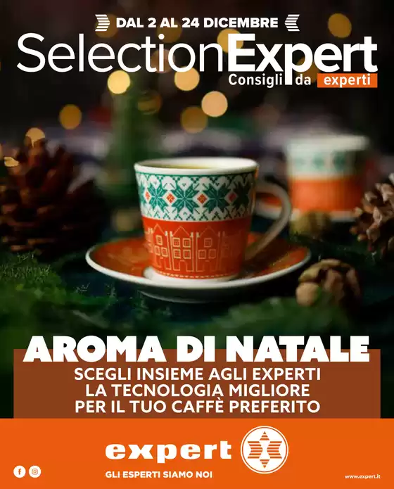 Volantino Expert a Olbia | Aroma di Natale da Expert! | 2025-12-02T00:00:00.000Z - 2025-12-24T00:00:00.000Z