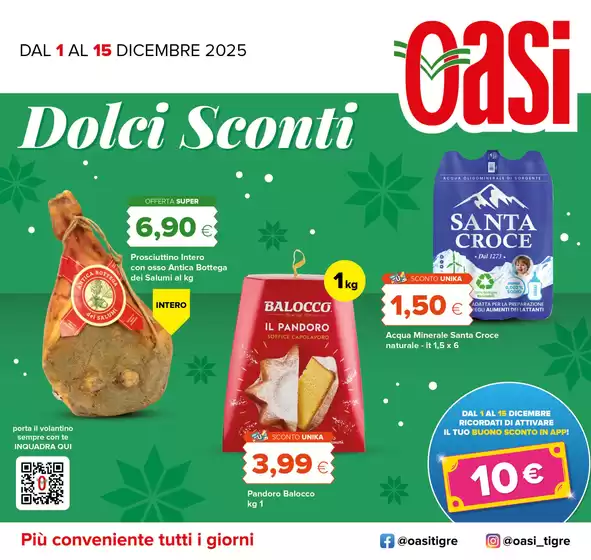 Volantino Oasi a Barletta | Dolci Sconti | 2025-12-01T00:00:00.000Z - 2025-12-15T00:00:00.000Z