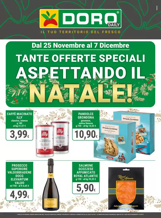 Volantino Doro a Monopoli | Tante offerte speciali aspettando il Natale! | 2025-11-25T00:00:00.000Z - 2025-12-07T00:00:00.000Z