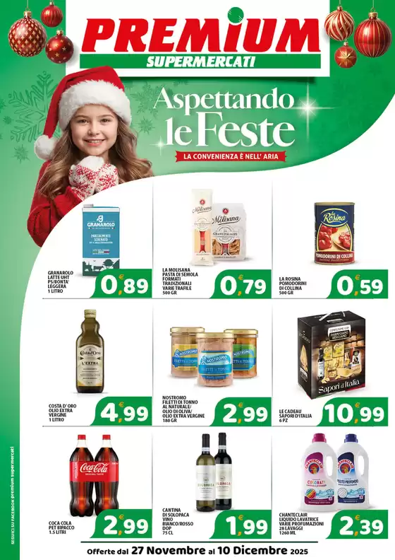 Volantino Premium Supermercati a Monopoli | Aspettando le feste | 2025-11-27T00:00:00.000Z - 2025-12-10T00:00:00.000Z