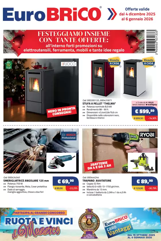 Volantino Eurobrico | Festeggiamo insieme con tante offerte | 2025-12-04T00:00:00.000Z - 2026-01-06T00:00:00.000Z