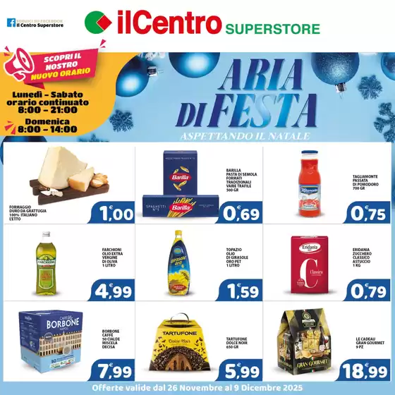 Volantino Il Centro Superstore | Aria di festa | 2025-12-02T00:00:00.000Z - 2025-12-09T00:00:00.000Z