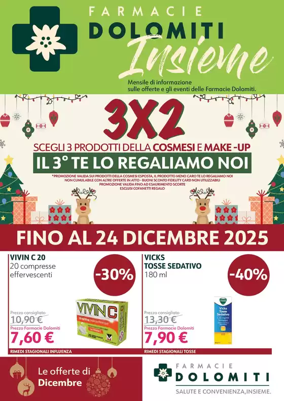 Volantino Farmacie Dolomiti | Le offerte di Dicembre | 2025-12-02T00:00:00.000Z - 2025-12-31T00:00:00.000Z