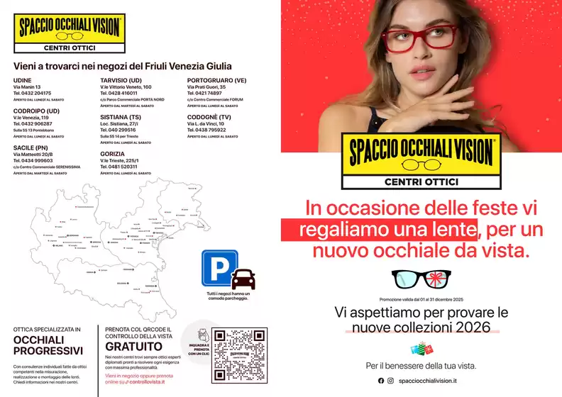 Volantino Spaccio Occhiali Vision | Vi aspettiamo per provare le nuove collezioni | 2025-12-01T00:00:00.000Z - 2025-12-31T00:00:00.000Z
