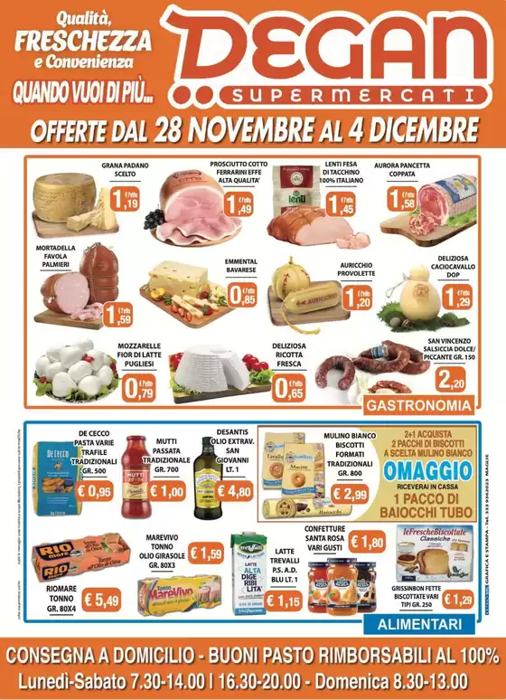 Volantino Degan Supermercati | Qualita freschezza e convenienza | 2025-12-02T00:00:00.000Z - 2025-12-04T00:00:00.000Z