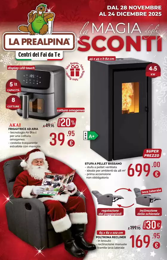 Volantino La Prealpina a Bucine | La magia degli sconti | 2025-12-02T00:00:00.000Z - 2025-12-24T00:00:00.000Z