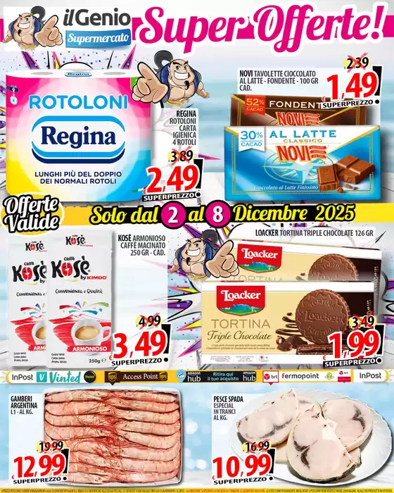 Volantino Il Genio a Roma | Solo Dal 2 al 8 dicembre 2025 | 2025-12-02T00:00:00.000Z - 2025-12-08T00:00:00.000Z