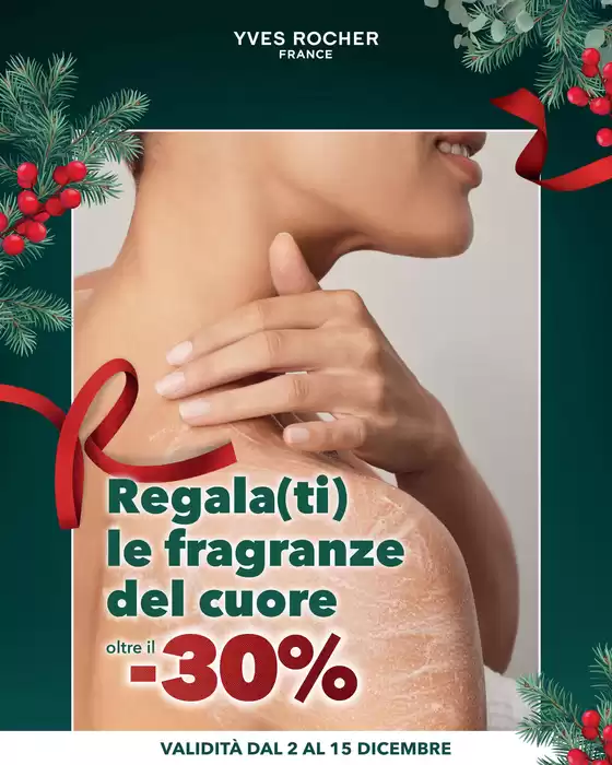 Volantino Yves Rocher | REGALA(TI) LE FRAGRANZE DEL CUORE!? | 2025-12-02T00:00:00.000Z - 2025-12-15T00:00:00.000Z