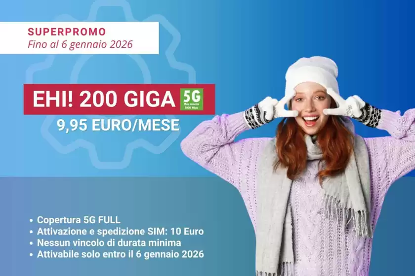 Volantino Ehiweb a Messina | 200 giga | 2025-12-02T00:00:00.000Z - 2026-01-06T00:00:00.000Z