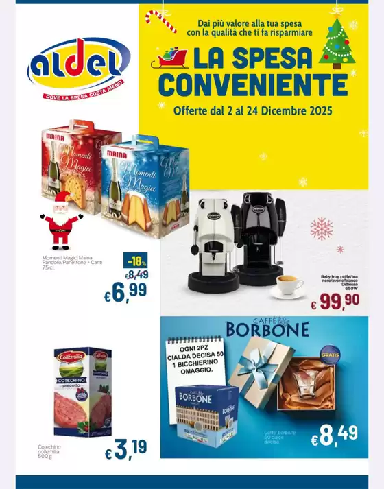 Volantino Aldel Discount a Fiumicino | La spesa conveniente | 2025-12-02T00:00:00.000Z - 2025-12-24T00:00:00.000Z