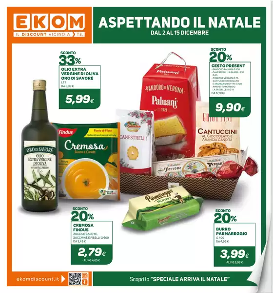 Volantino Ekom a Fiumicino | ASPETTANDO IL NATALE | 2025-12-02T00:00:00.000Z - 2025-12-15T00:00:00.000Z