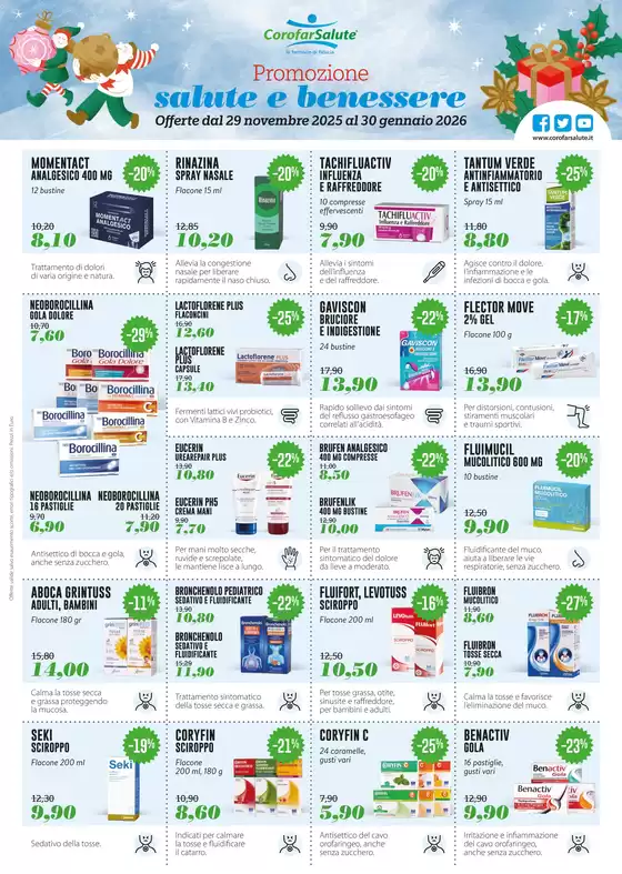 Volantino Corofar Salute | Offerte dal 29 novembre al 30 gennaio 2026 | 2025-11-29T00:00:00.000Z - 2026-01-30T00:00:00.000Z
