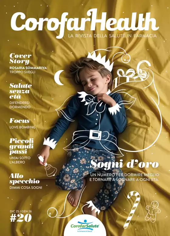 Volantino Corofar Salute | La rivista della salute in farmacia | 2025-12-25T00:00:00.000Z - 2026-01-26T00:00:00.000Z