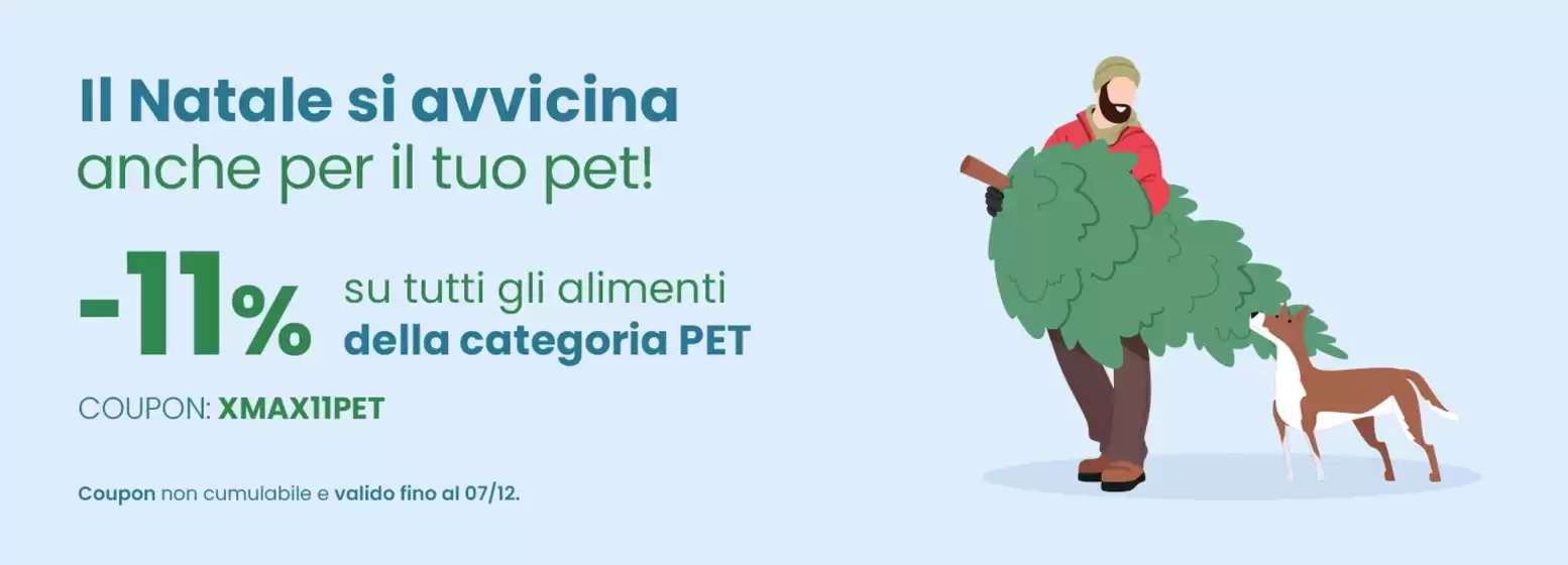 Volantino Amicafarmacia | Il natale si avvicina anche per il tuo pet | 2025-12-02T00:00:00.000Z - 2025-12-07T00:00:00.000Z