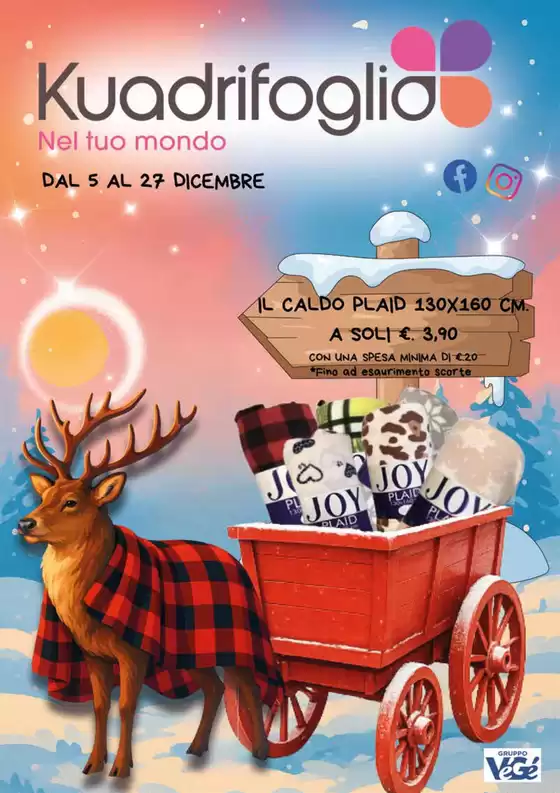 Volantino Kuadrifoglio a Bucine | Nel tuo mondo | 2025-12-05T00:00:00.000Z - 2025-12-27T00:00:00.000Z