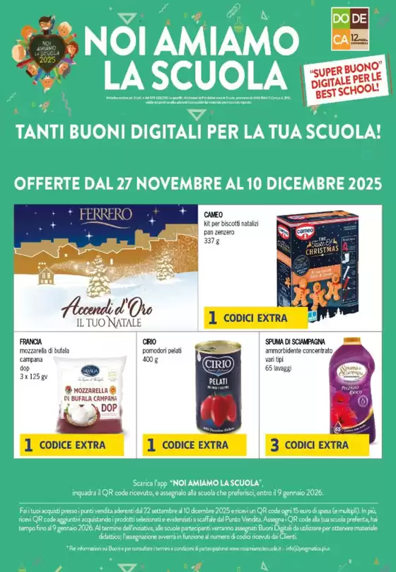 Volantino Dodecà a Supersano | Tanti buoni digitali per la tua scuola | 2025-12-02T00:00:00.000Z - 2025-12-10T00:00:00.000Z