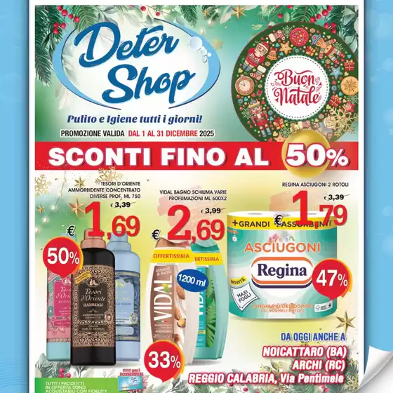 Volantino Deter Shop a Padova | Sconti fino al 50% | 2025-12-02T00:00:00.000Z - 2025-12-31T00:00:00.000Z