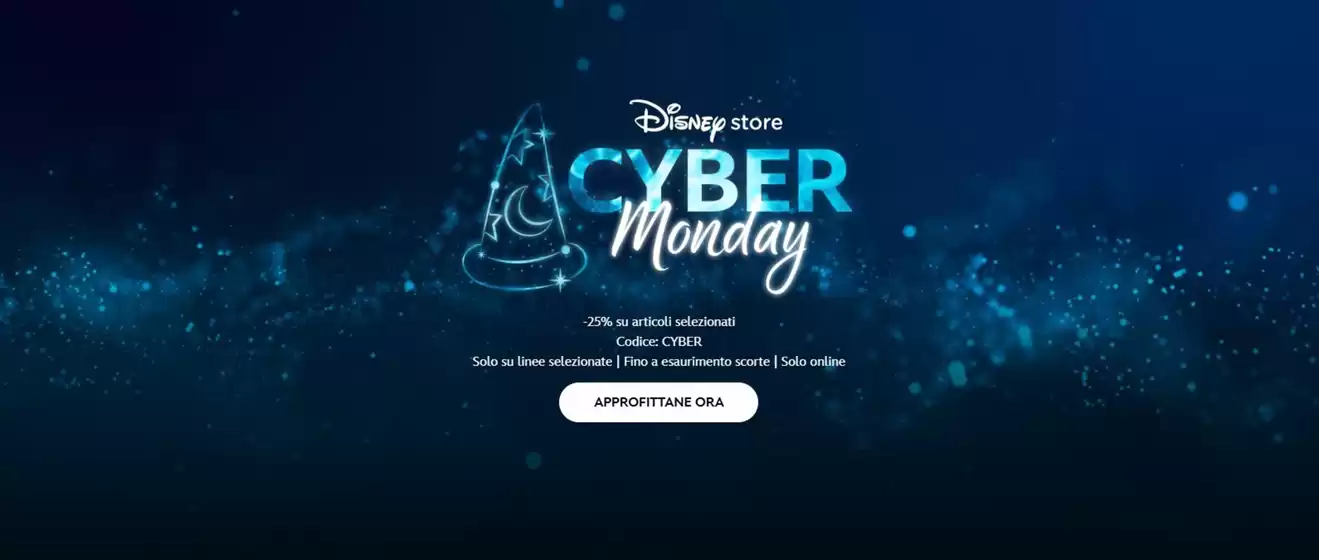 Volantino Disney a Torino | Cyber monday | 2025-12-02T00:00:00.000Z - 2025-12-05T00:00:00.000Z