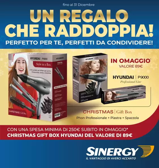 Volantino Sinergy a Rovereto | UN REGALO CHE RADDOPPIA! | 2025-12-04T00:00:00.000Z - 2025-12-31T00:00:00.000Z