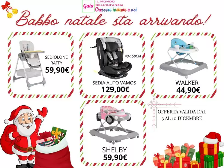 Volantino Sanitaria Gaia | Babbo natale sta arrivando! | 2025-12-03T00:00:00.000Z - 2025-12-10T00:00:00.000Z