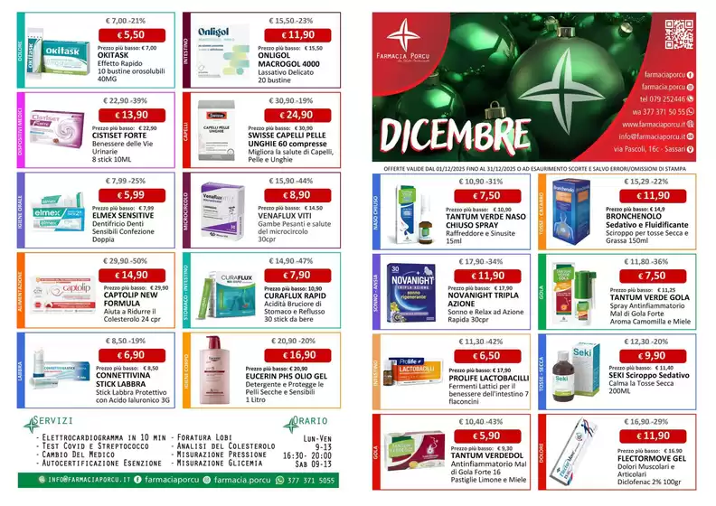 Volantino Farmacia Porcu | Dicembre | 2025-12-03T00:00:00.000Z - 2025-12-31T00:00:00.000Z