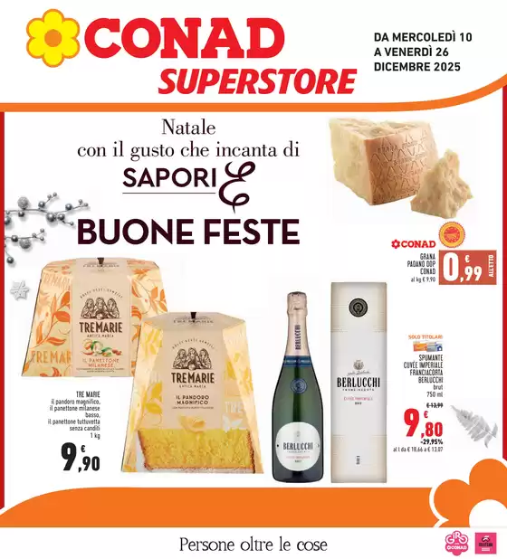 Volantino Conad Superstore a Popoli | Buone Feste | 2025-12-10T00:00:00.000Z - 2025-12-26T00:00:00.000Z