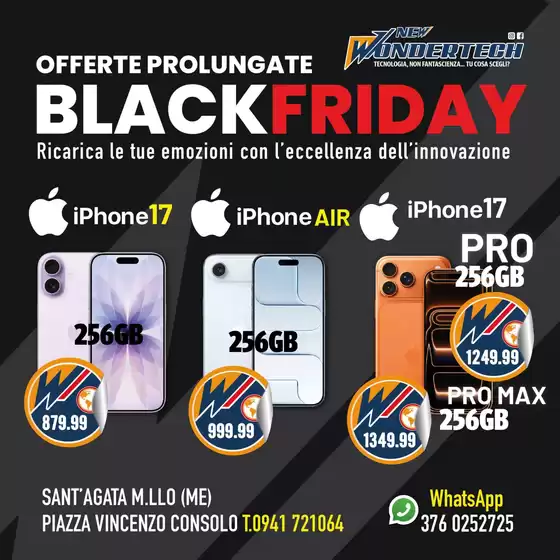 Volantino New Wondertech a Cinisi | Black friday | 2025-12-03T00:00:00.000Z - 2025-12-08T00:00:00.000Z