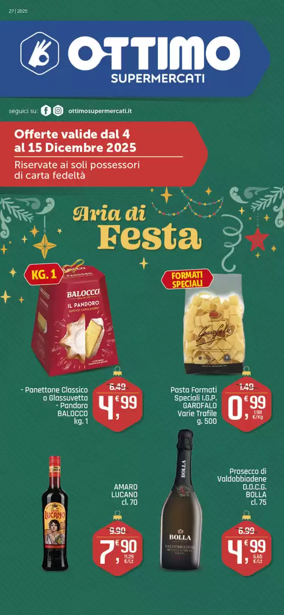 Volantino Ottimo | Aria di Festa | 2025-12-03T00:00:00.000Z - 2025-12-15T00:00:00.000Z