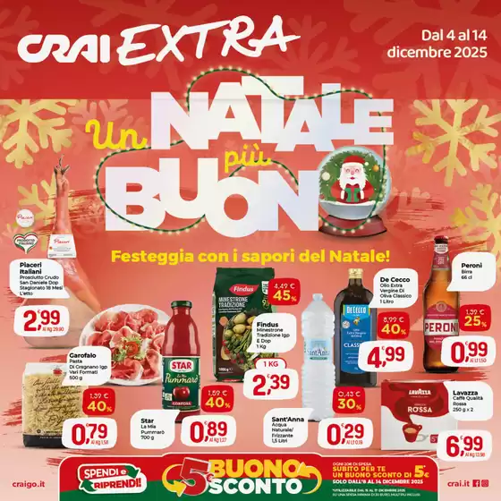 Volantino Crai a Bari | Un natale piu buono | 2025-12-04T00:00:00.000Z - 2025-12-14T00:00:00.000Z