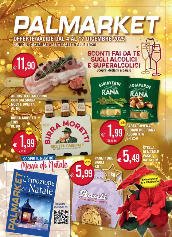 Volantino Palmarket a Bari | Offerte  | 2025-12-04T00:00:00.000Z - 2025-12-17T00:00:00.000Z