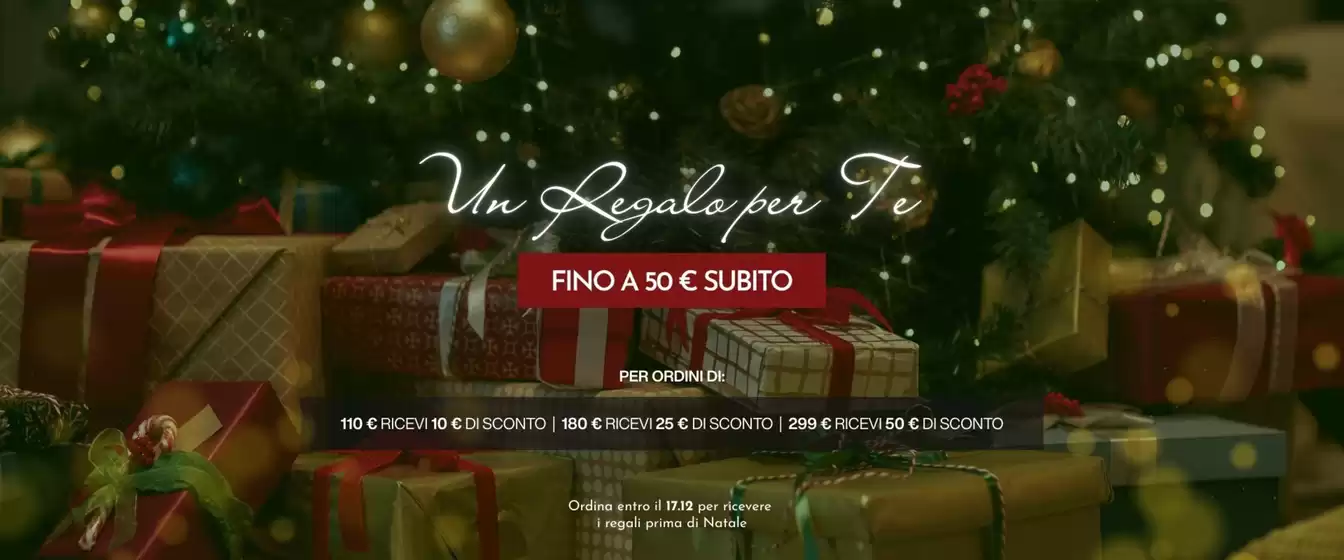 Volantino Nuvolari a Moncalieri | Un regalo per te | 2025-12-03T00:00:00.000Z - 2025-12-17T00:00:00.000Z