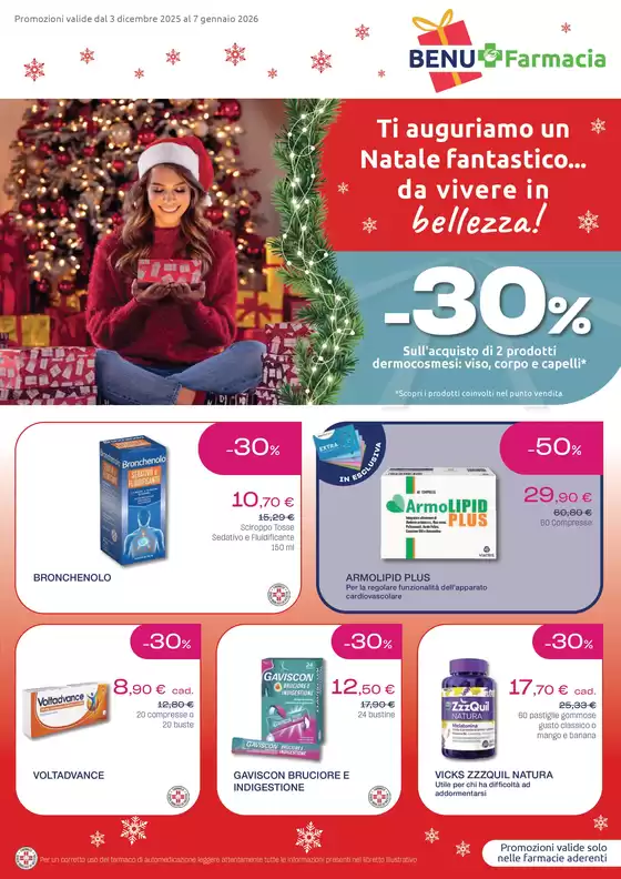 Volantino BENU Farmacia | -30% | 2025-12-03T00:00:00.000Z - 2026-01-07T00:00:00.000Z