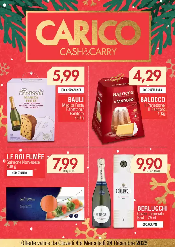 Volantino Carico Cash & Carry a Bari | Offerte | 2025-12-04T00:00:00.000Z - 2025-12-24T00:00:00.000Z