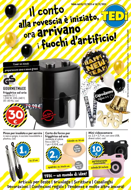 Volantino Tedi a Montalto Uffugo | Arrivano i fuochi d'artificio | 2025-12-04T00:00:00.000Z - 2025-12-13T00:00:00.000Z