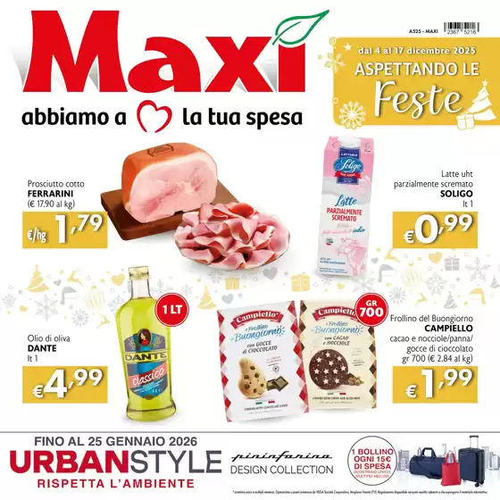 Volantino Maxì | Aspettando le feste | 2025-12-04T00:00:00.000Z - 2025-12-17T00:00:00.000Z