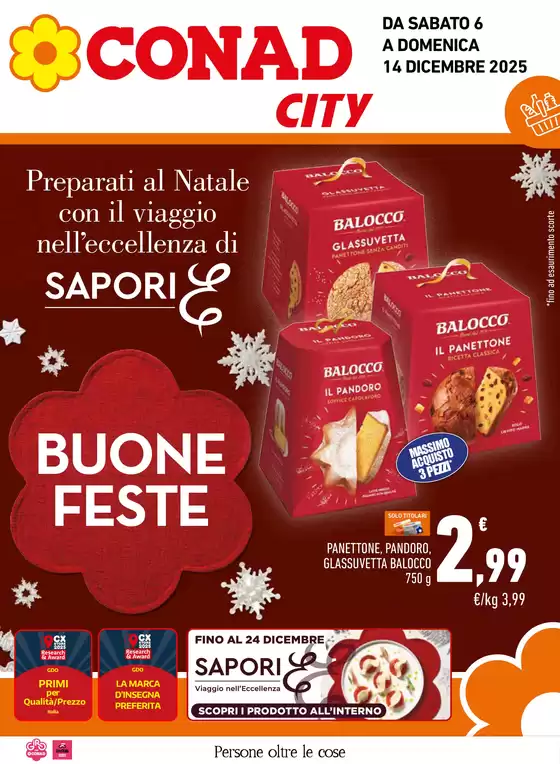 Volantino Conad City | BUONE FESTE! | 2025-12-06T00:00:00.000Z - 2025-12-14T00:00:00.000Z