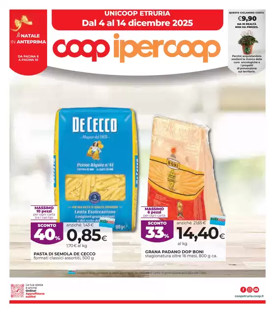 Volantino Ipercoop a Napoli | Dal 4 al 14 dicembre 2025 | 2025-12-04T00:00:00.000Z - 2025-12-14T00:00:00.000Z