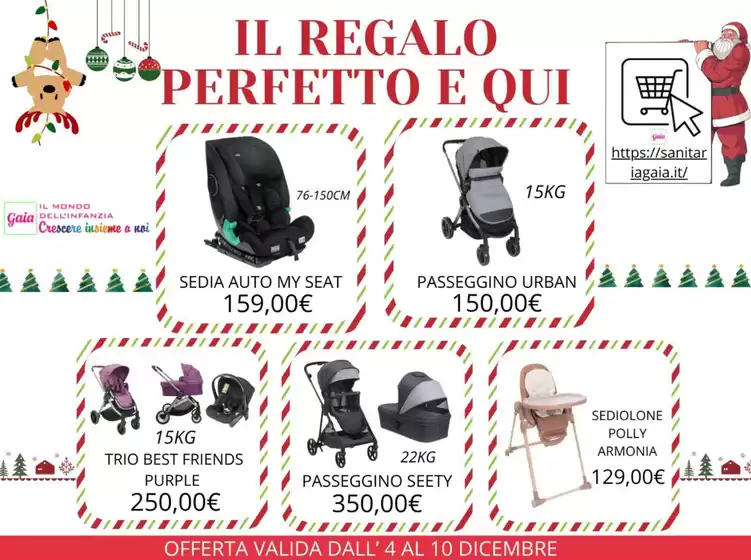 Volantino Sanitaria Gaia | Il regalo perfetto e qui | 2025-12-04T00:00:00.000Z - 2025-12-10T00:00:00.000Z