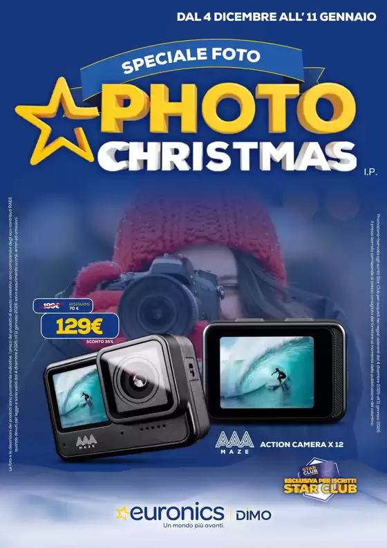 Volantino Euronics | PHOTO CHRISTMAS - SPECIALE FOTO | 2025-12-04T00:00:00.000Z - 2026-01-11T00:00:00.000Z