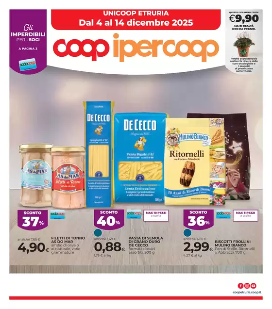 Volantino Ipercoop a Napoli |  Dal 4 al 14 dicembre 2025 | 2025-12-04T00:00:00.000Z - 2025-12-14T00:00:00.000Z