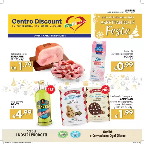 Volantino Centro Discount a Bergamo | Aspettando le feste | 2025-12-04T00:00:00.000Z - 2025-12-17T00:00:00.000Z